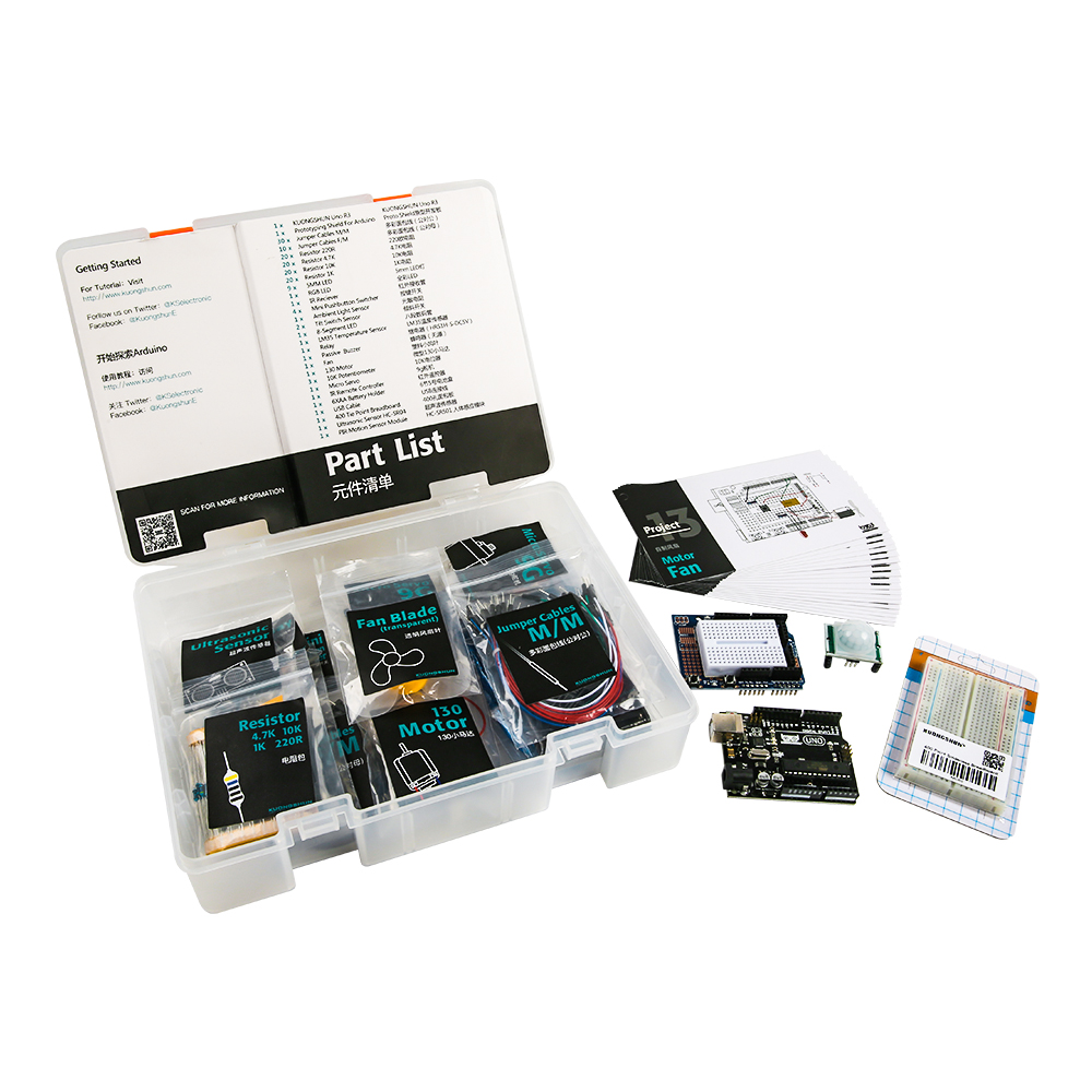 Набор для начинающих Arduino UNO R3 DIP